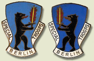 Image of the Special Troops Berlin crest.