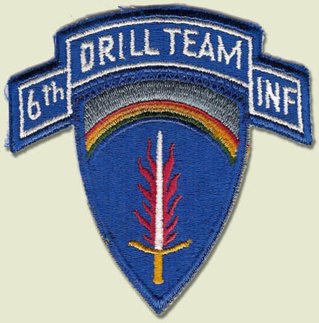 Image of the 6th Infantry Drill Team Shoulder Sleeve Insignia.