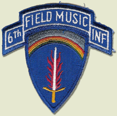 Image of the 6th Infantry Field Music Shoulder Sleeve Insignia.