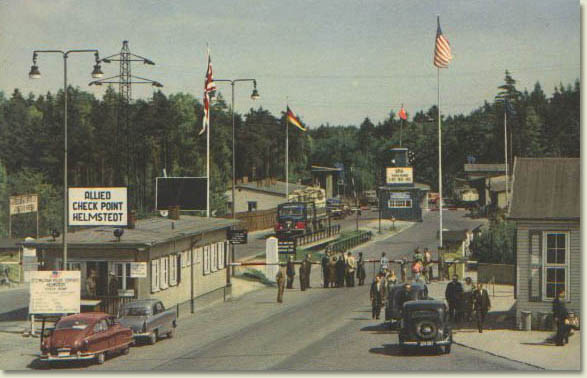 Image of Checkpoint Alpha from a postcard.